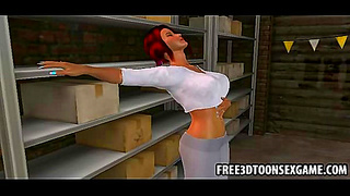 Two Busty Beauties Heat Up the Garage with Wild Lesbian Threesome Fun
