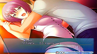 Miyakos Hot Desire Ignites in Majikoi – steamy eroge romance unfolds