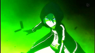 Fiery Clashes Fuel Burning Lust in Black Rock Shooters Hot Anime Encounter