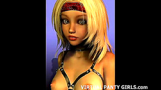 Cute Pink Panties Get Ripped Off in Wild 3D Hentai Sex Battle