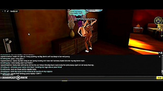 Anime Beauty Teases Her Man in Hot IMVU Love Affair