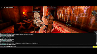 Golden Eyes Lure Lover into Fiery IMVU Fantasy Romance