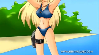 Samus Arans Steamy Combat Encounter in Skintight Zero Suit Action