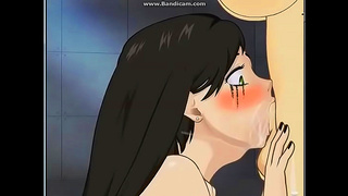 Futanari Goddess Gags on Huge Cock in Wild Blowjob Fantasy