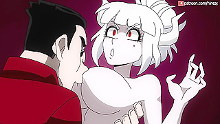 Succubus Tempts Hero with Steaming Morning Lust in Helltaker Adventure