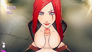 Katarinas Busty Milf Tits Hot Facials Ignite Steamy Hentai Action