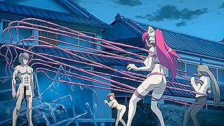 Curvy Redheaded Catgirl Impaled by Tentacle Monsters Thick Cock Anal
