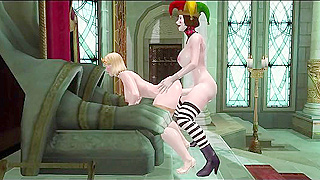 Clowns Secret Affair with a Horny Aristocrat in the Palace Bedroom