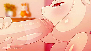 Toriel Enjoys Rough Fuck After Sensual Blowjob in Steamy Furry Encounter