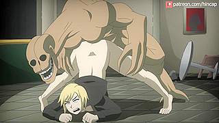 Futa Monster Claims Stranger with Huge Purple Dick in Parasite Eve Thriller
