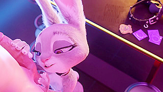 Judy Gets Wild with a Steaming Facial in Sultry Zootopia Encounter