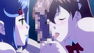 Three Virgins Seduce Lone Guy in Steamy Tropical Romance Hentai
