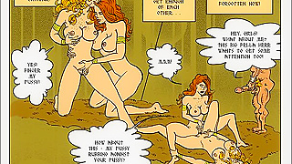 Passionate Redhead and Sultry Blonde Ignite Forbidden Lust in Hot lesbian Tryst