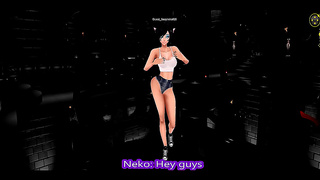 Neko Babe Teases Mate in Hot 3D Anime Tryst for Sensual IMVU Fun