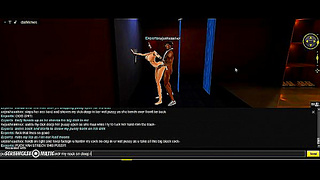 Steamy Shower Solace: Busty 3D Beauty Teases Thrills in Hot Water