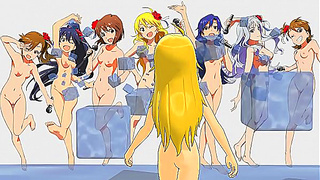 Alluring Anime Vixen Seduces Crowd with Sultry MMD Strip Performance