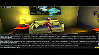 Luscious Anime Girls Tease Under Tropical Sun in 3D IMVU Paradise