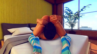 Virtual Desire: Animated Lovers Ignite Hot Cyber Romance
