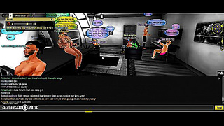 West Side Fantasy - Hot 3D Hentai Tryst When IMVU Lovers Meet in Passion