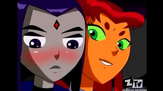 Starfire Raven Succumb to Lust in Forbidden Hentai Tryst