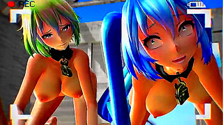 Futanari MMD Duo Sparks Fiery 4-Minute Ride Filled With Lustful Energy