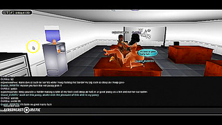 IMVU Characters Ignite Steamy 3D Hentai Threesome Full of Passion