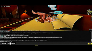 Lavanya Seduces Her Lover in Sultry 3D Anime Tryst – steamy IMVU Nights