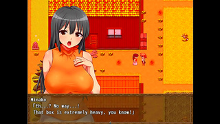 Minako Seduced by Mysterious Lover in Forbidden Tryst Under Moonlight