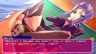 Naughty Student Seduces Magical Sensei in Hot Anime Classroom Romance