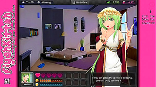 HuniePop Beauty Seduces Loner Gamer in Hot VR Fantasy Encounter