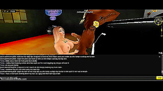 Seductive 3D Anime Beauty Tempts Her Man in Fiery IMVU Tryst