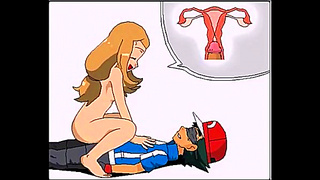 Cute Pokmon Babe Enjoys Hot Cartoon Liaison in Wild Fantasy Scene