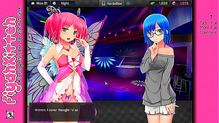 HuniePop Babe Tempts Gamer with Sultry Animated Striptease Fun