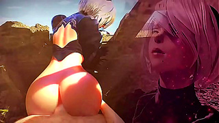 Voluptuous Anime Goddess Rides Massive Dick in Steamy 3D Oral Fantasy