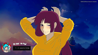 Hotaru Milf Shows Off Voluptuous Body in Steamy Anime Roleplay Fantasy