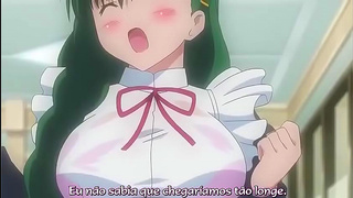 Alluring Maids Seduce Handsome Butler in Steamy Hentai Encounter