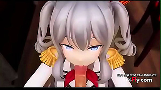 Cute Anime Beauty Gives Steamy Blowjob Leading to Explosive Pleasure