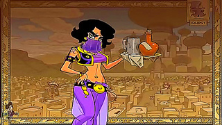 Princess Tempted by Dark Genie in Secret Ritual - Jasfars Lustful Plan Unfolds