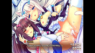 Neko Girls Ignite Forbidden Desires in Hot Japanese Hentai Dreamscape