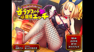 Bunny Babe Tempts Gamer with Silky Ears Leg Action in Hot Hentai Fantasy