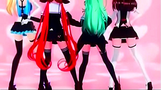 Young MMD Vixen Gets Wild in Hot Spicy Hentai Action Sequence