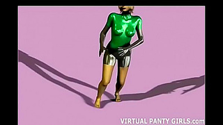 Busty Cyber Bunny Teases Gamer into VR Pleasure Spiral