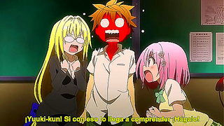 Cute To-Love-Ru Girl Tempts Hero with Steaming Hot Ecchi Fun