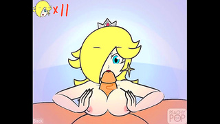 Rosalina Tempts Mario with Sultry Moves in Smoldering Super Smash Fantasies