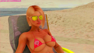 Twin Futanaris Savor Steamy Oral Encounter Under the Sun – 3D Lust Frenzy