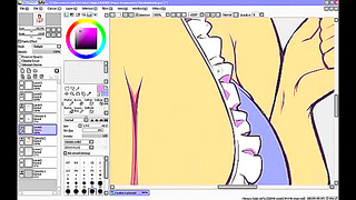Curvy Muse Tempts Artist Melkor Manchin in Sultry Painting Fantasy