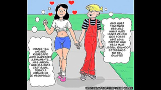 Dennis the Menace Ignites Steamy Hentai Adventures in Wild Cartoon Fantasy