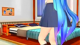 Seductive 3D Goddess Tempts Fate with Sultry Striptease Solo Pleasures
