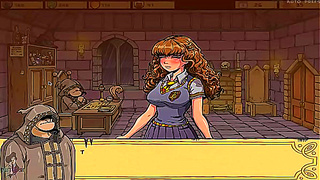 Hermione Seduces Professor Snape in Forbidden Magic Classroom Tryst