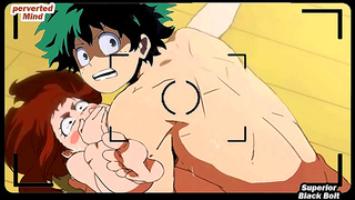 Deku Seduces Ochaco in Hot My Hero Academia Bedroom Tryst